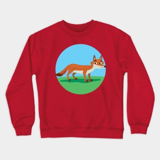 smiling fox Crewneck Sweatshirt